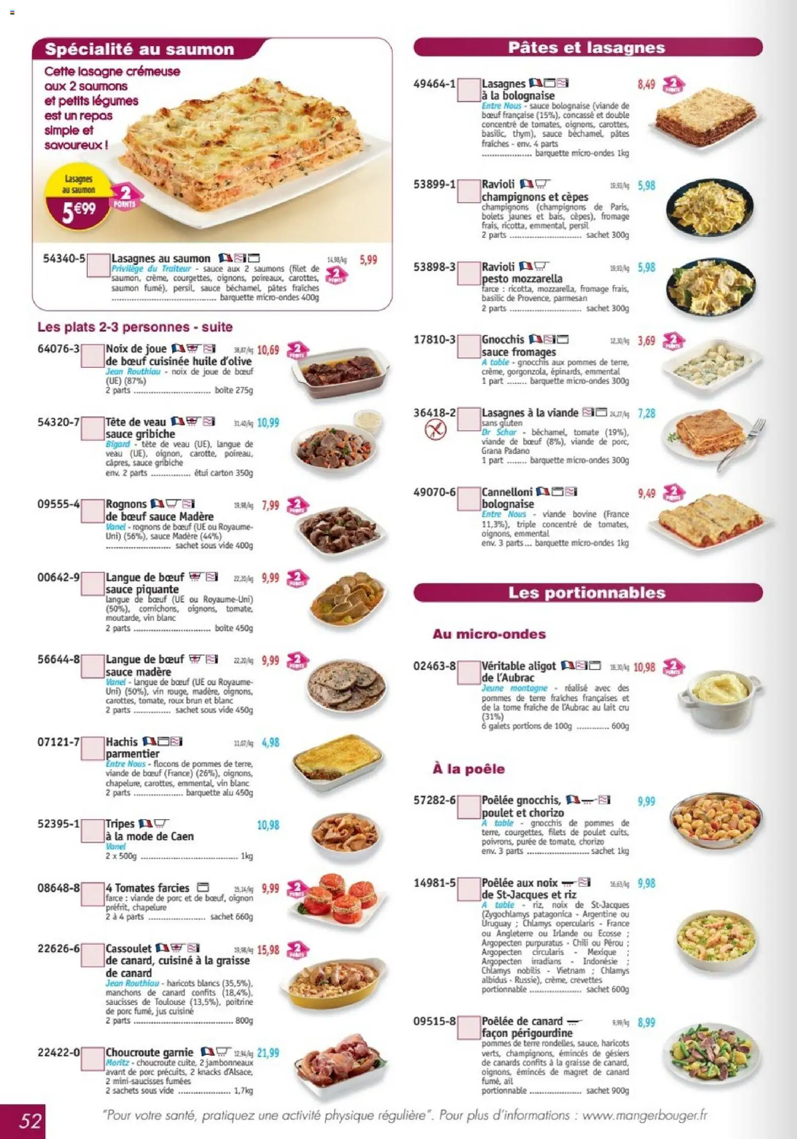 {H1} | Page: 52 | Produits: Vin, Porc, Pommes, Chapelure