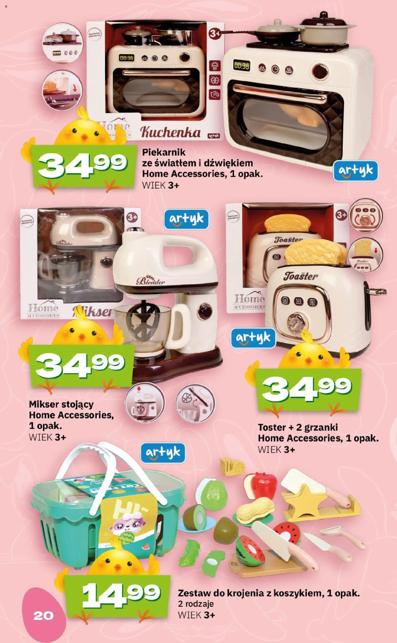 Twój Market gazetka - Wielkanoc od 09.03.2026 | Strona: 20 | Produkty: Kuchenka, Mikser, Toster, Blender