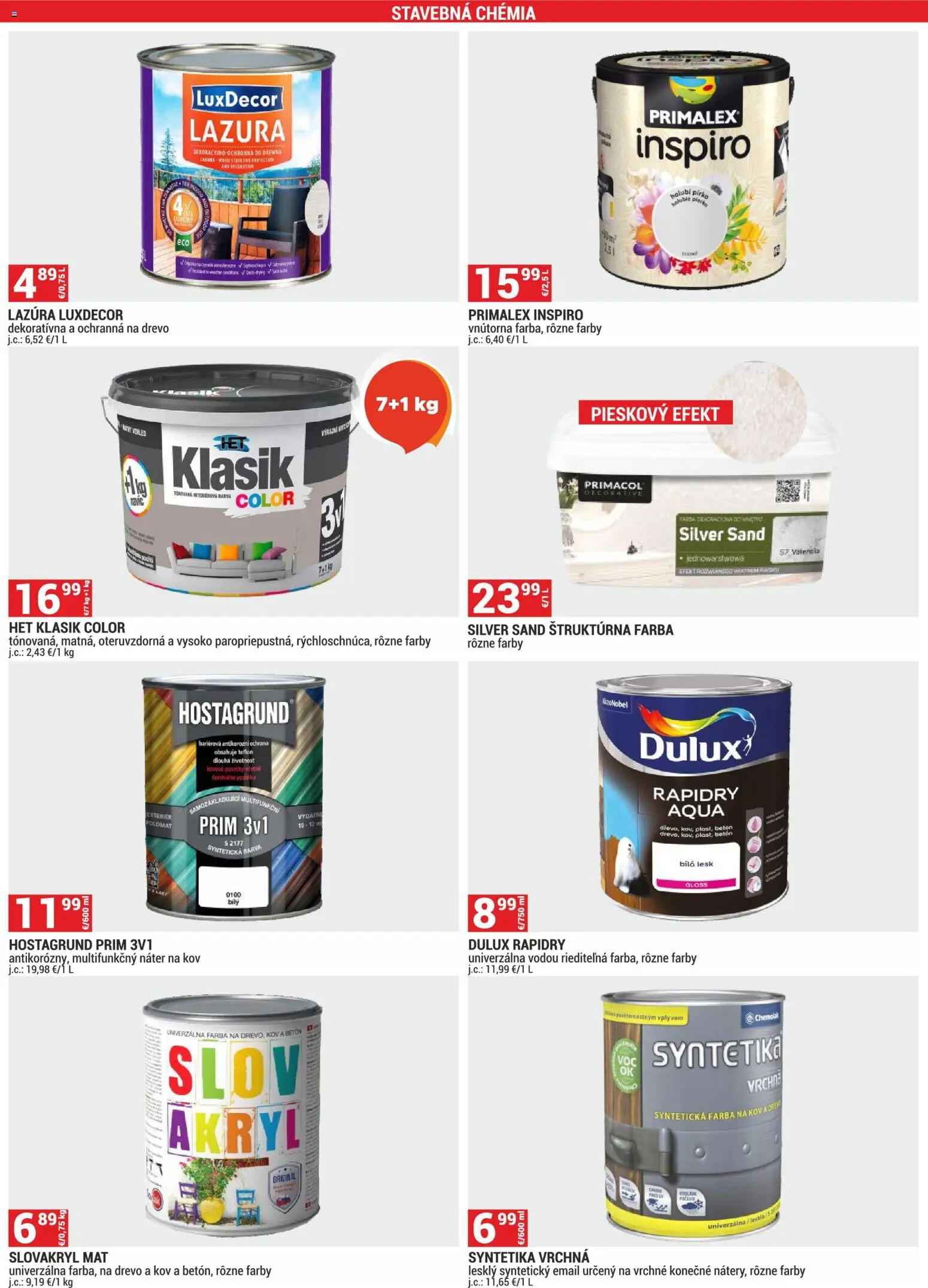 Nové Merkury Market akcie – leták je platný od 01.11.2025 | Strana: 37 | Produkty: Primalex