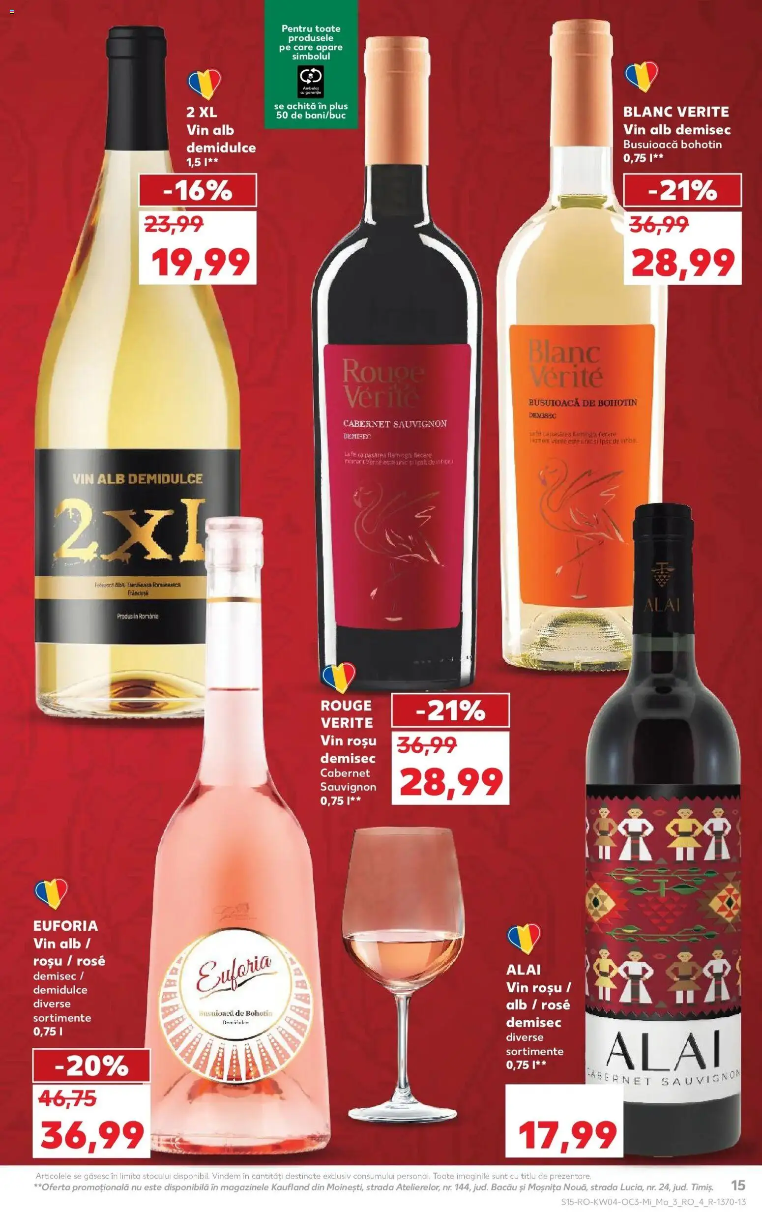 Noul catalog Kaufland – valabil de la 21.01.2026 | Pagină: 15 | Produse: Vin