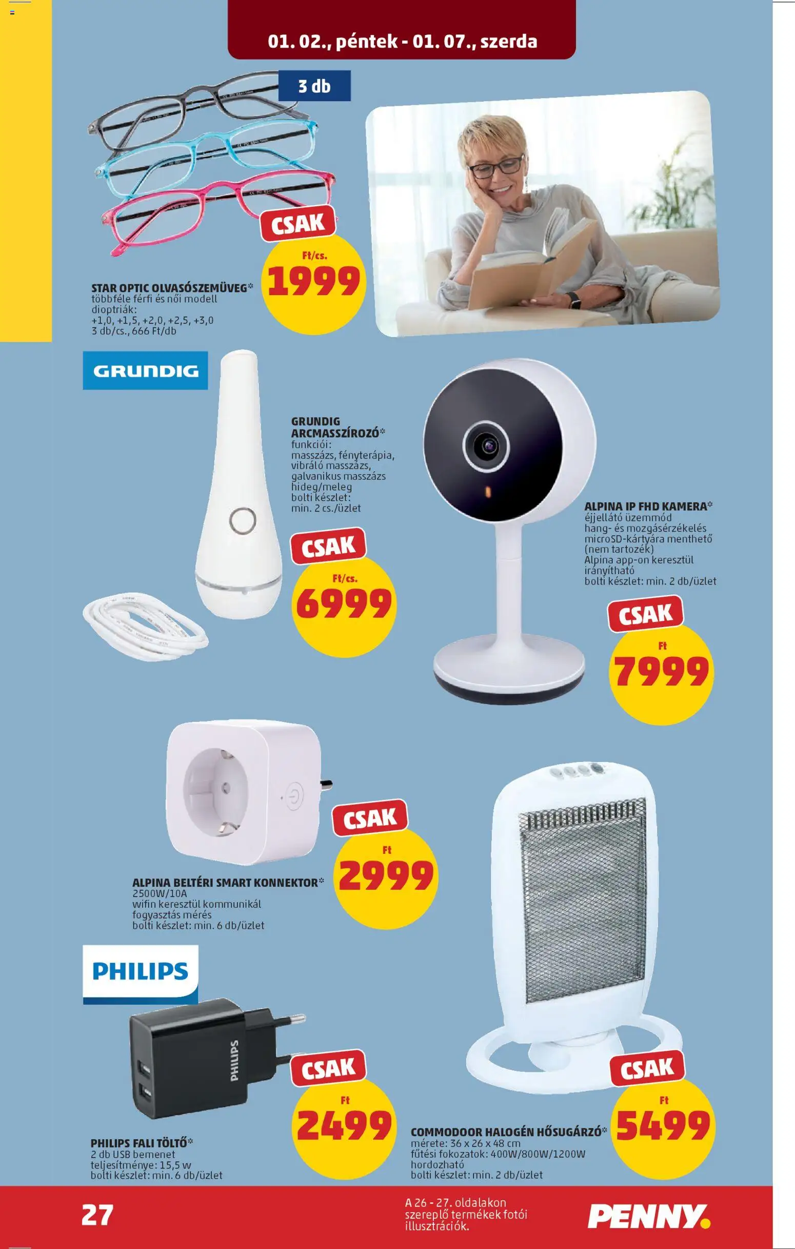 PENNY akciós ujság - amely érvényes a következő dátumtól: 02.01.2026 | Oldal: 31 | Termékek: Kamera, USB, Konnektor
