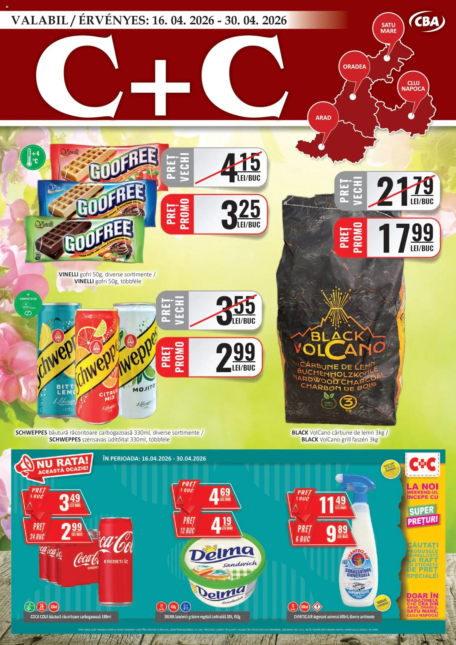 Noul catalog CBA – valabil de la 16.04.2026 | Pagină: 1 | Produse: Grill, Raft, Rață, Amerikan servis