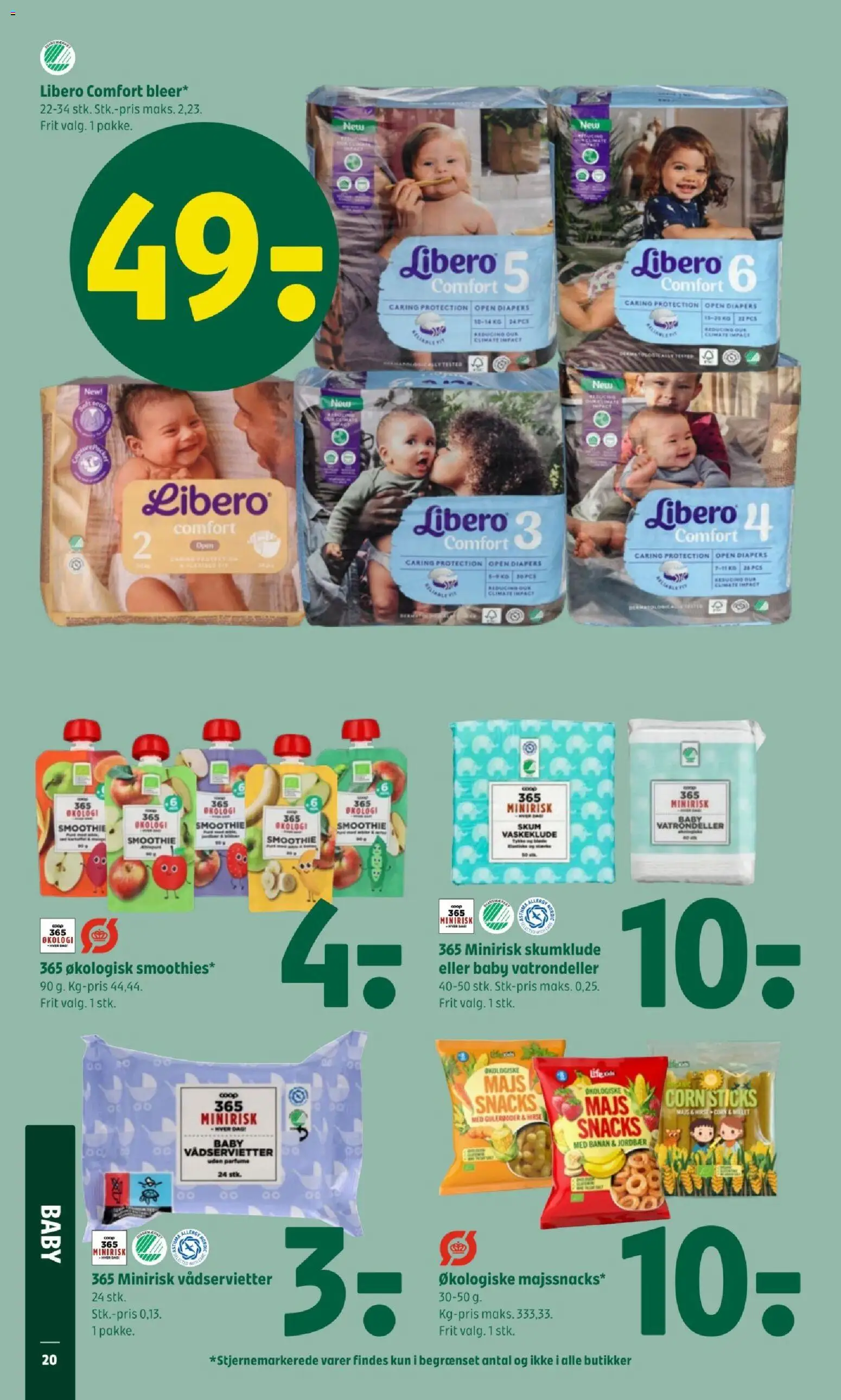 Coop 365 tilbudsavis – gyldig fra 15.01.2026 | Side: 22 | Produkter: Jordbær, Majs, Smoothie
