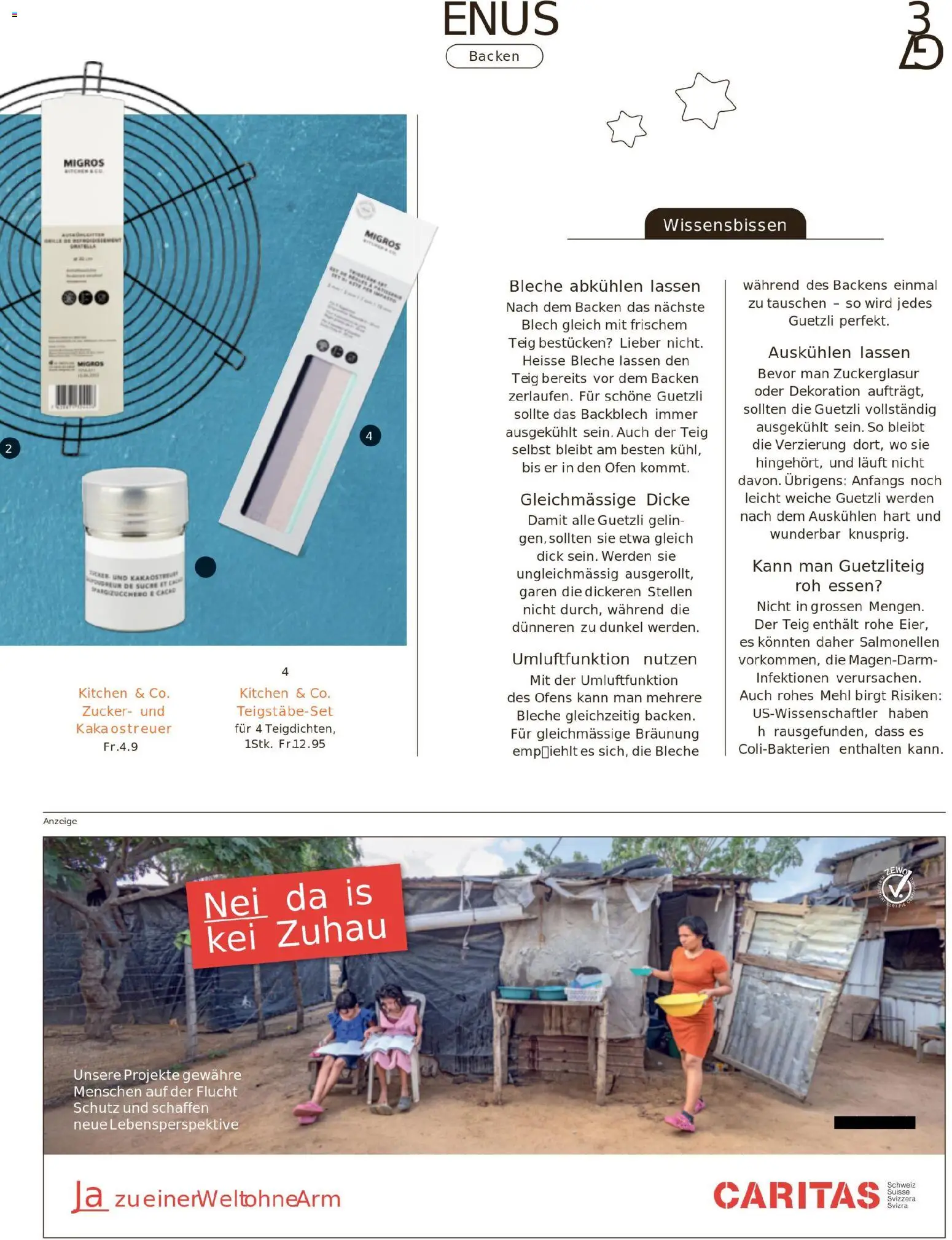 Migros Magazin – gültig ab 10.11.2025 | Seite: 37 | Produkte: Mehl, Zucker, Ofen