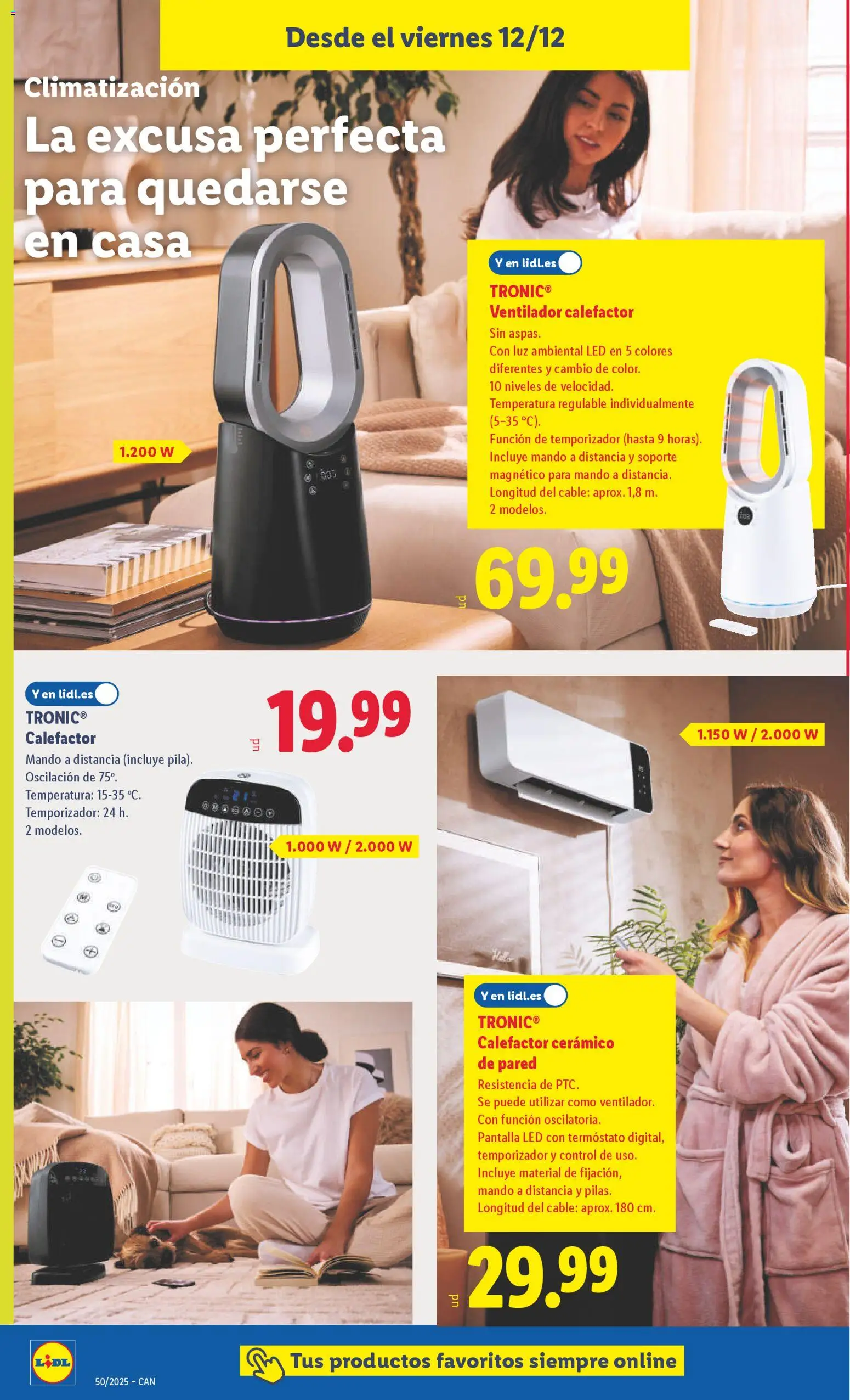 Lidl - Canarias │ válido desde el 08.12.2025 | Página: 26 | Productos: Cable, Ventilador