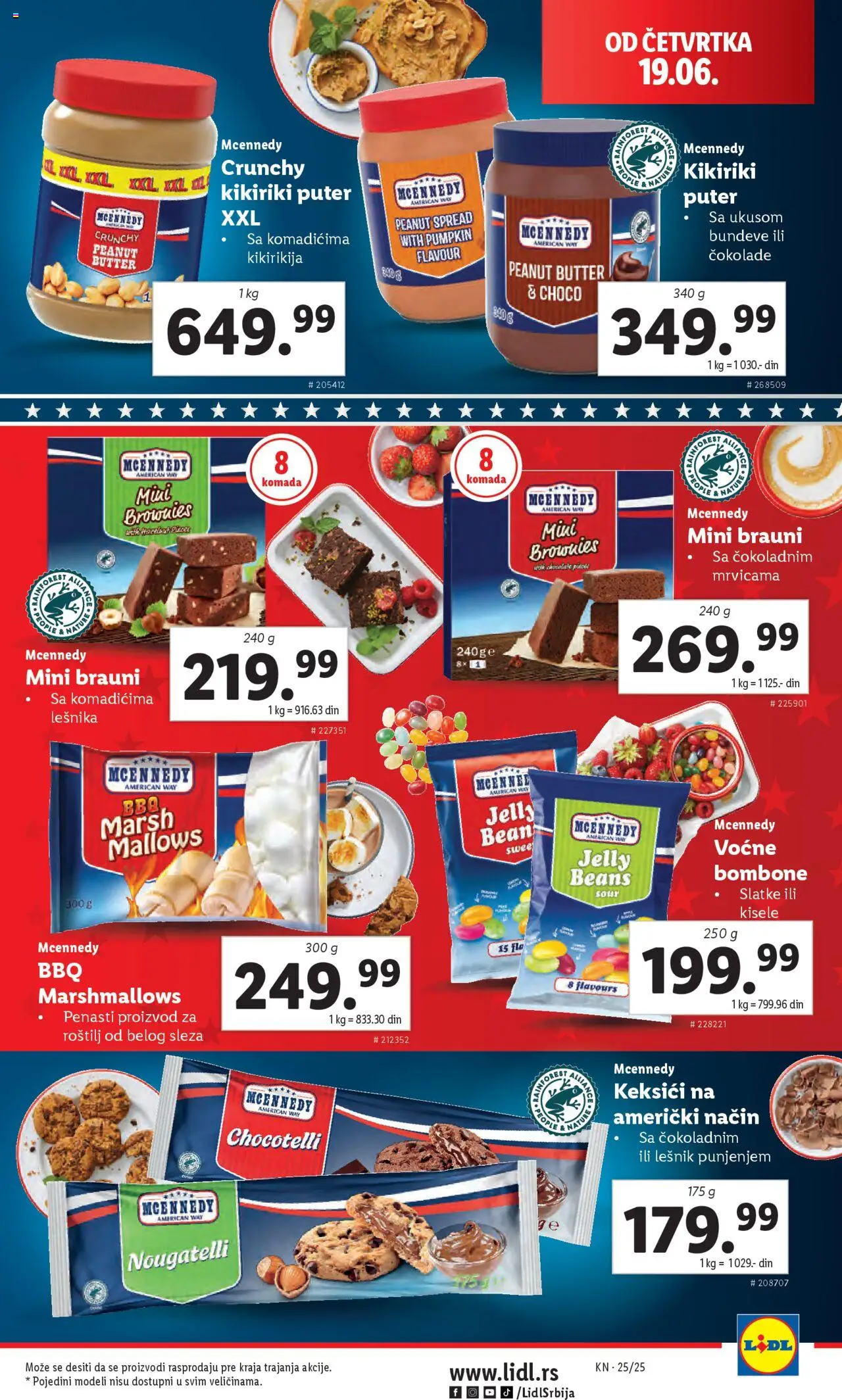 Lidl katalog - važi od 19.06.2025 | Strana: 37 | Proizvode: Bombone, Kikiriki puter, Puter, Roštilj