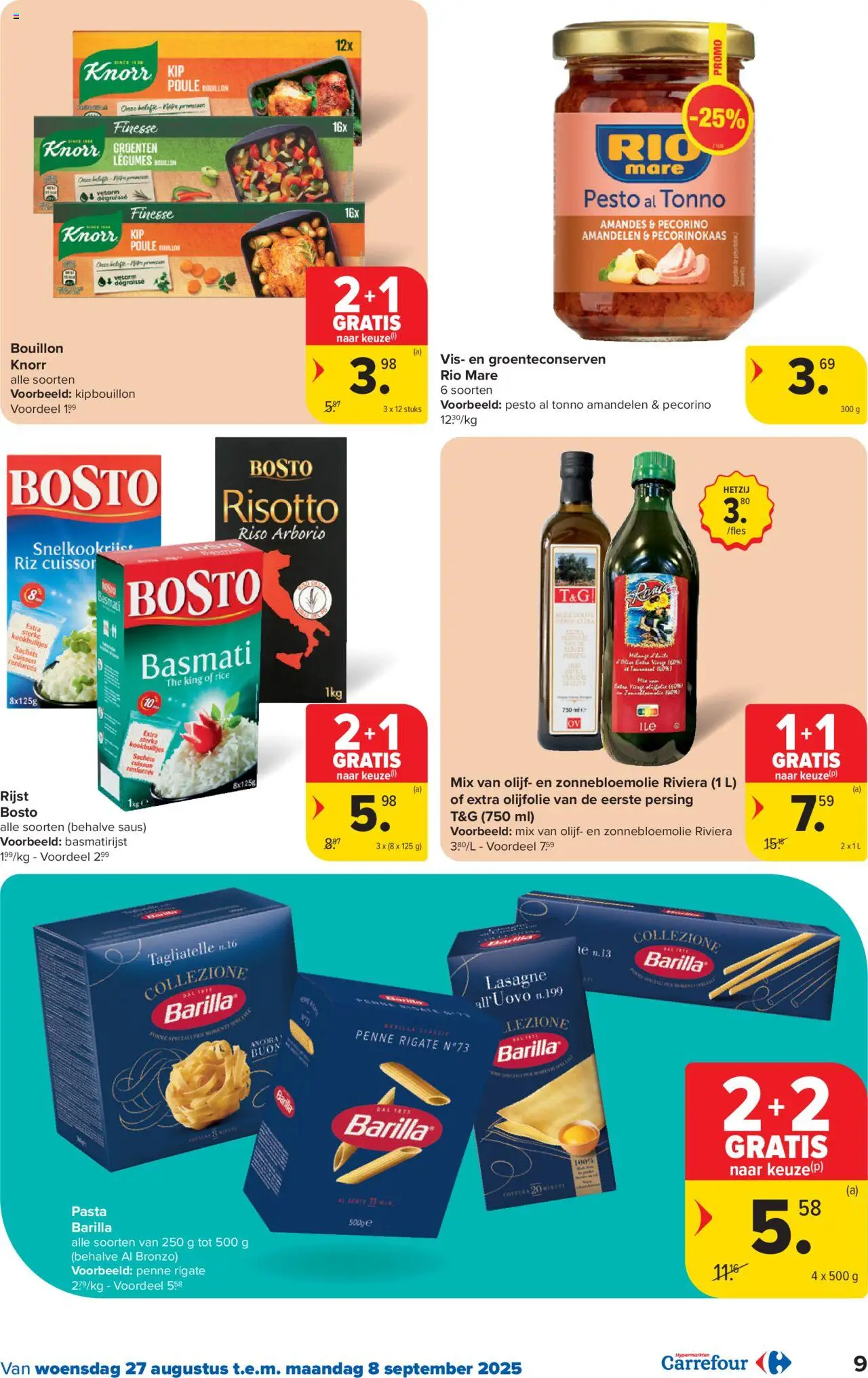  | Pagina: 9 | Producten: Rijst, Lasagne, Pasta, Graham liszt