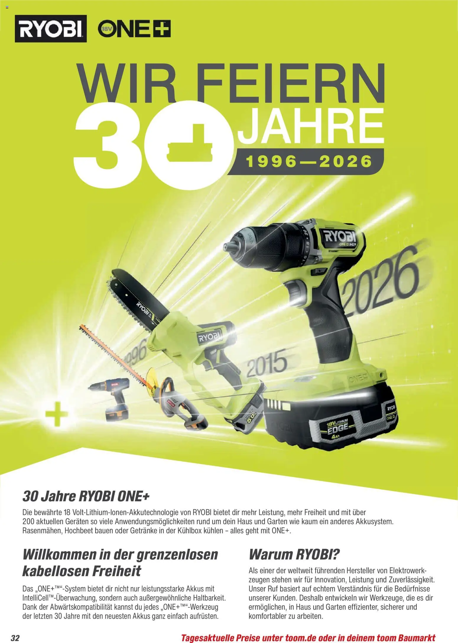 Toom Baumarkt Gartenpflege & Teich 2026 – gültig ab 20.02.2026 | Seite: 32 | Produkte: HP, Hochbeet