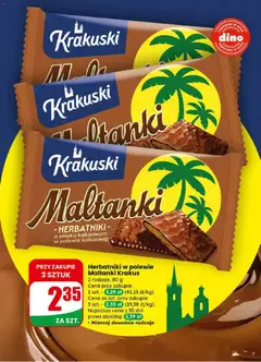 Pogląd oferty "Herbatniki w polewie Maltanki Krakus, 2 rodzaje, 80 g" - ważna od 01.04.2026 | Strona: 7