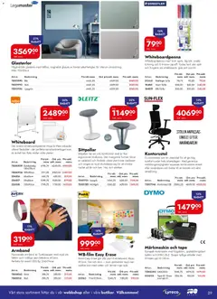 Lyreco erbjudanden - Förhandsvisning av reklamblad från butik Lyreco aktuell från 06.04.2026 | Sida: 29 | Produkter: Kontorsstol, Batteri, Armband