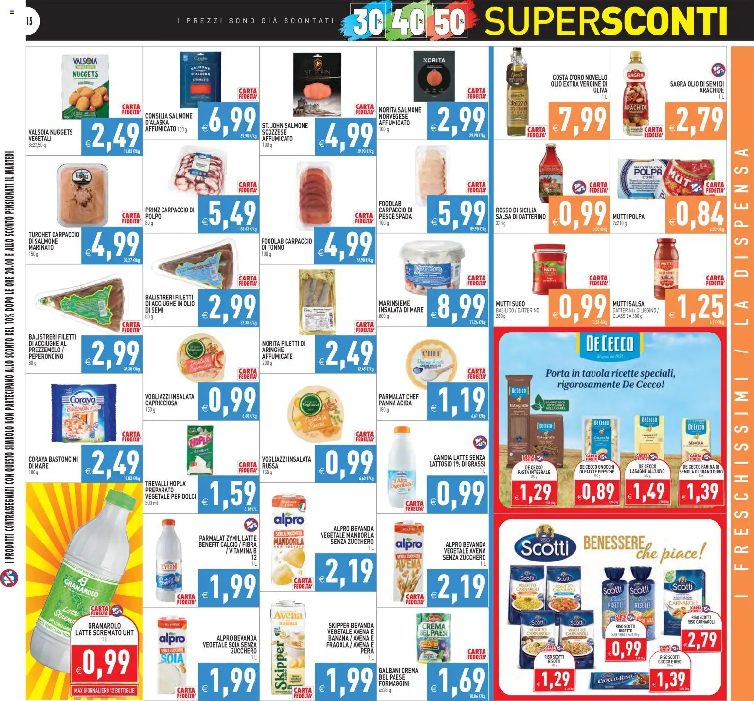 Volantino PIM Supermercati del 07.11.2025 | Pagina: 15 | Prodotti: Panna, Salsa, Prezzemolo, Mutti