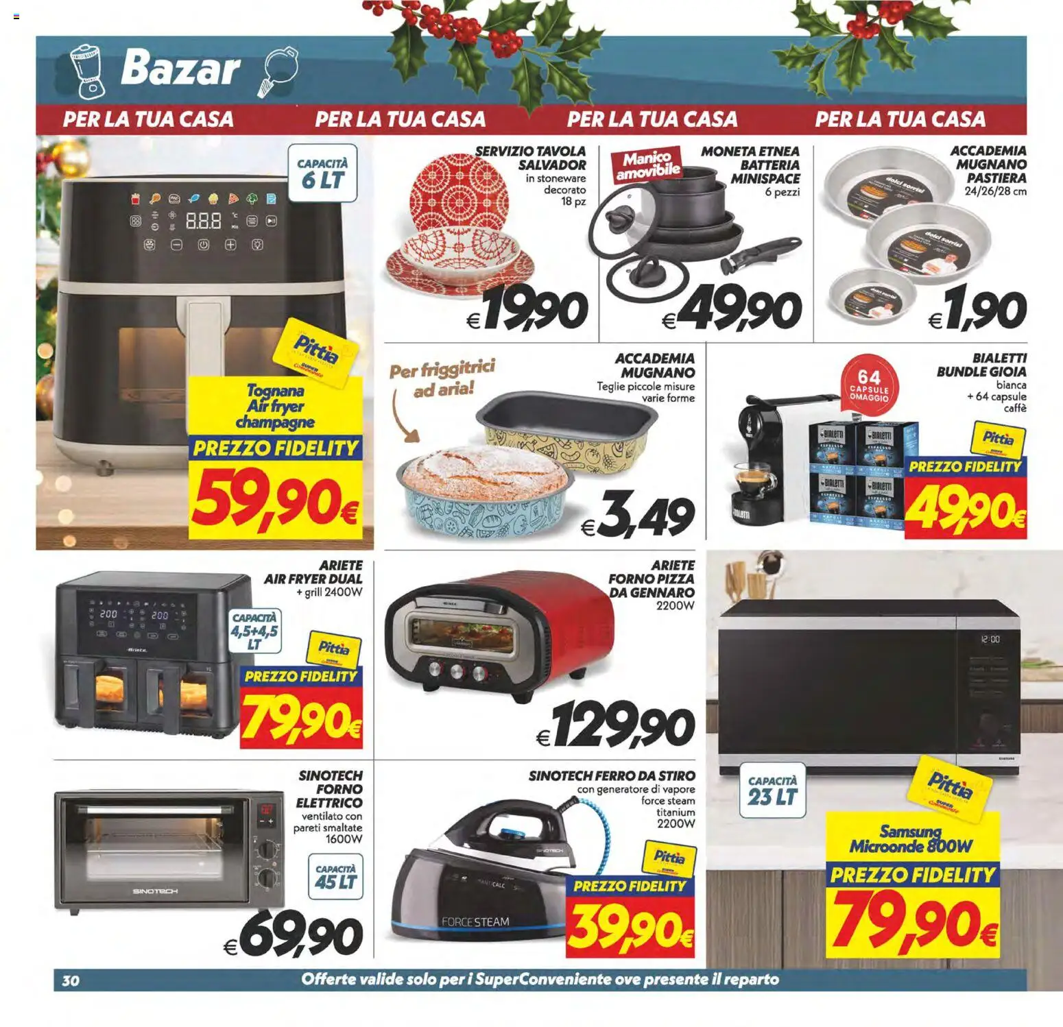 Volantino SuperConveniente del 05.12.2025 | Pagina: 30 | Prodotti: Caffè, Champagne, Generatore, Forno