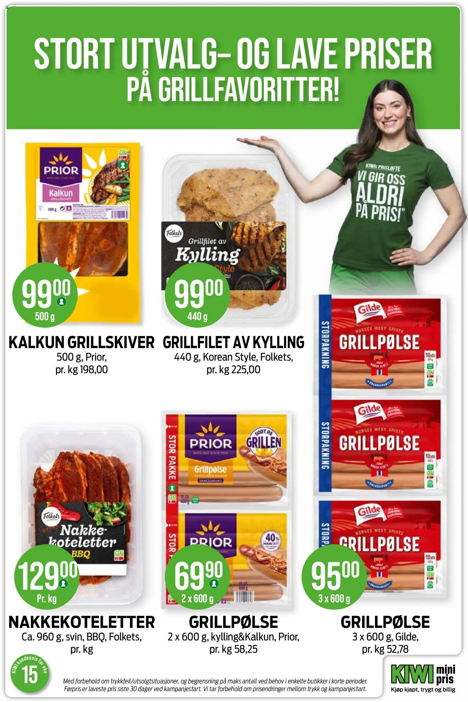 {H1} | Side: 5 | Produkter: Kylling, Kiwi, Kalkun