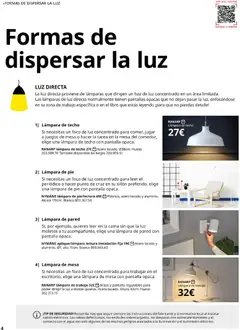Vista previa Catálogo IKEA Iluminación y hogar inteligente válido desde el 06.03.2026 | Página: 4 | Productos: Lámpara de techo, Juegos de mesa, Galette de chaise, Απορρυπαντικό ρούχων σε σκόνη