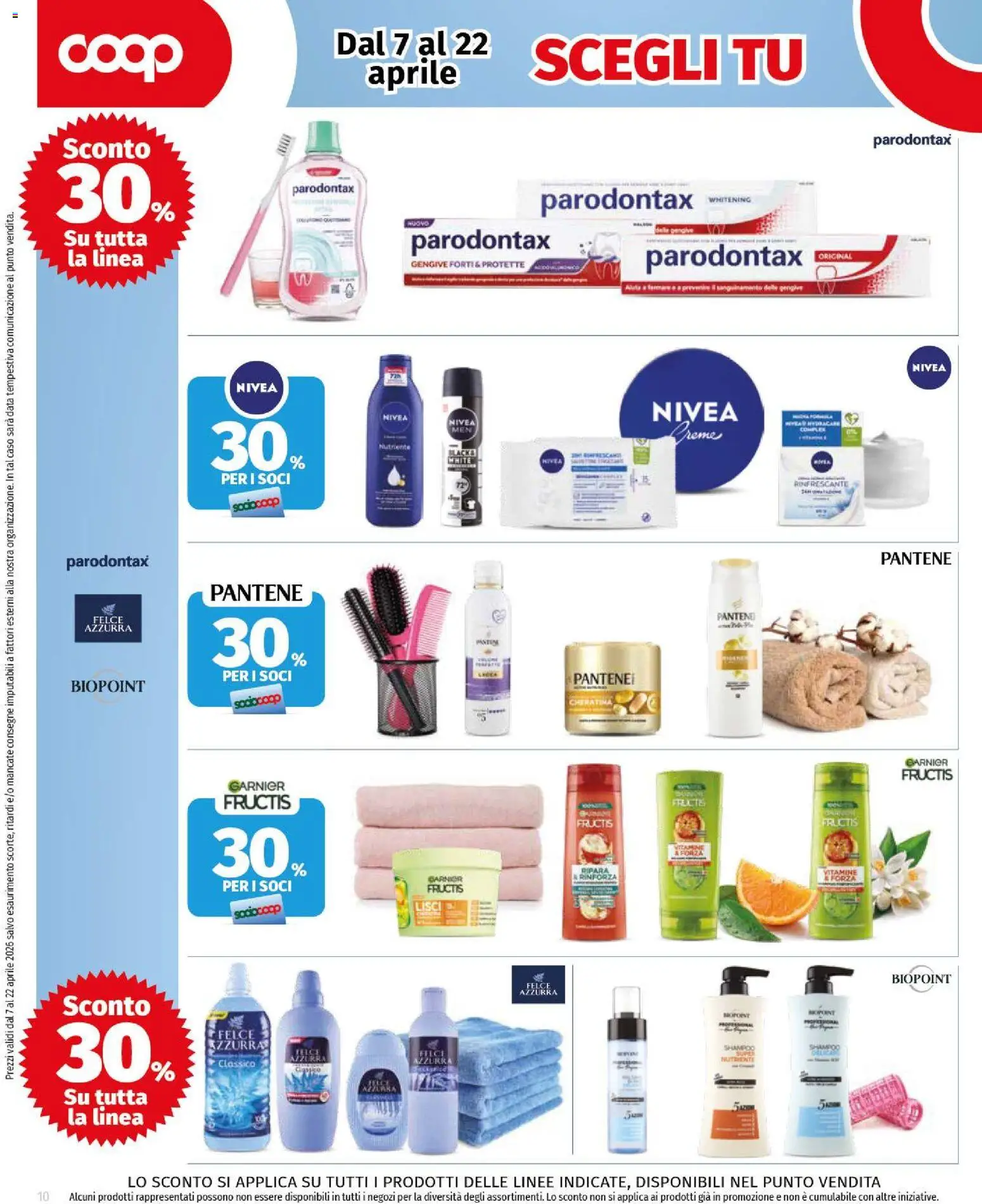 Volantino COOP del 07.04.2026 | Pagina: 10 | Prodotti: Shampoo, Data