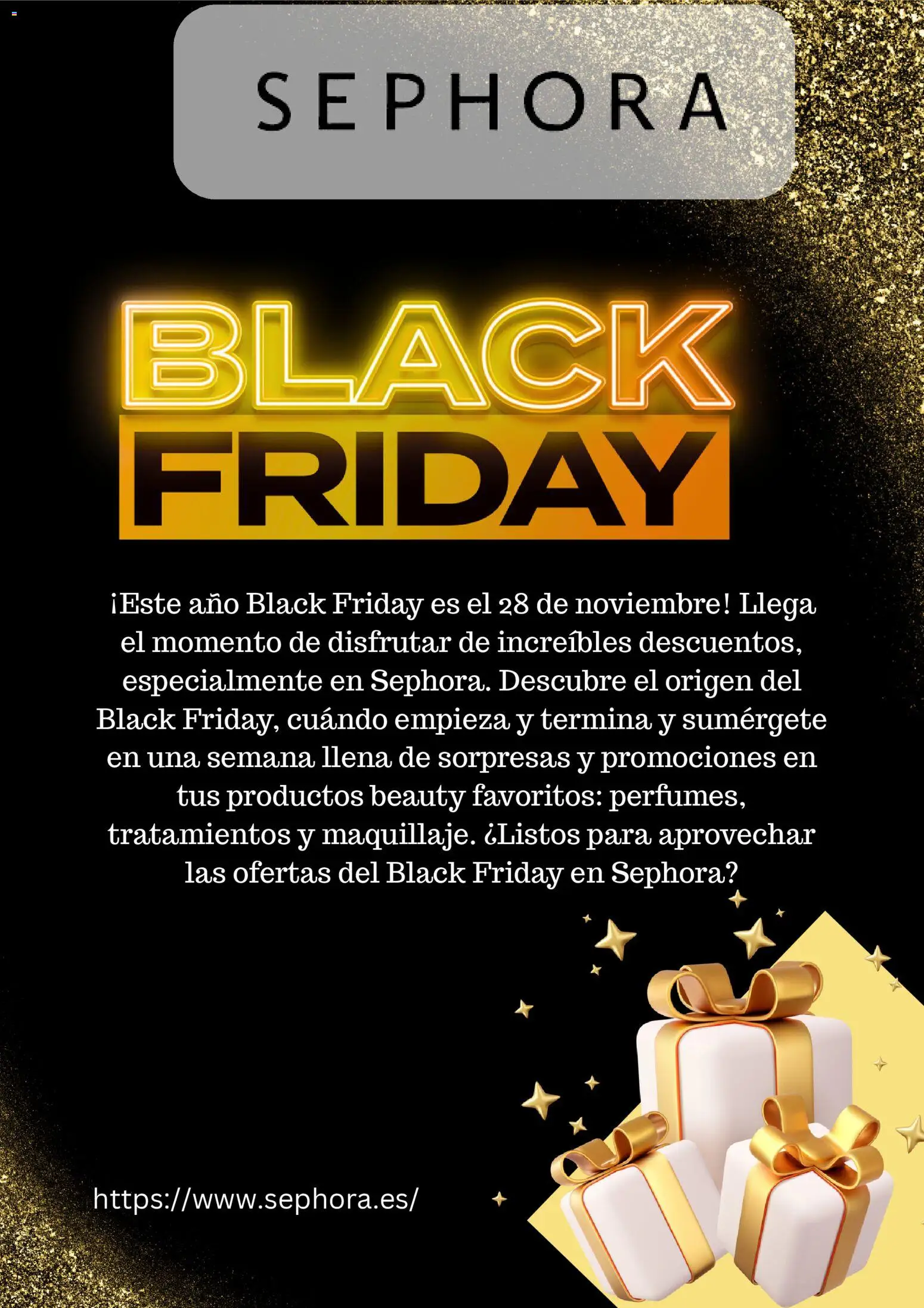 Sephora Black Friday aviso │ válido desde el 30.10.2025 | Página: 1