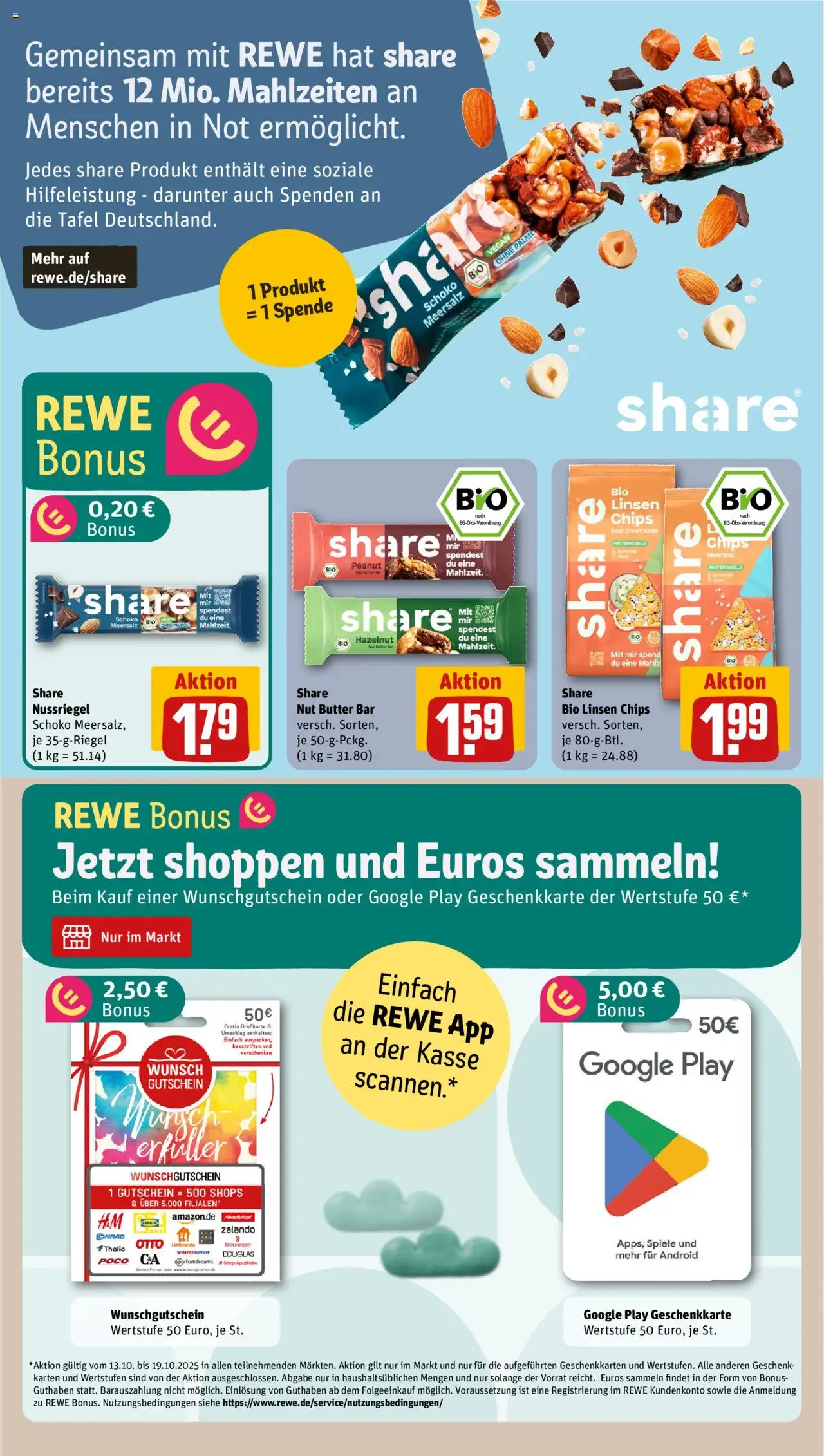 Rewe Prospekt 	 – gültig ab 13.10.2025 | Seite: 26 | Produkte: Butter, Chips