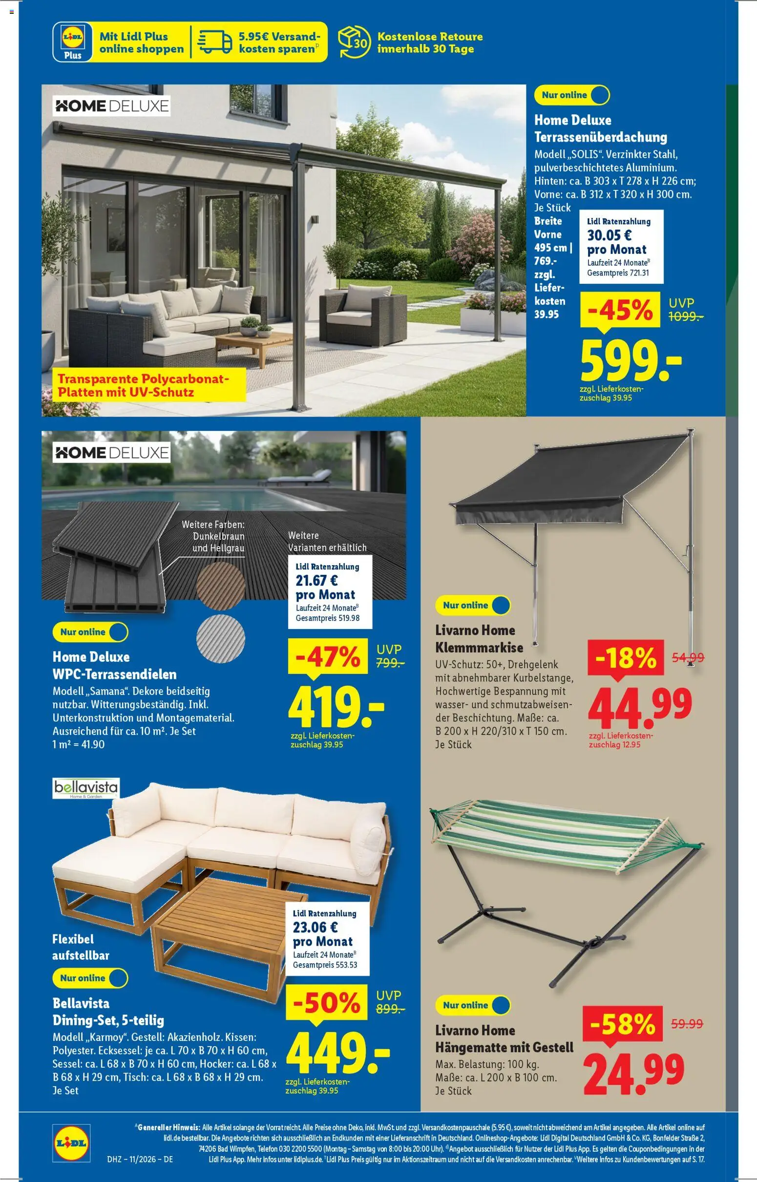 Lidl - Prospekt – gültig ab 09.03.2026 | Seite: 18 | Produkte: Sessel, Tisch, Wasser, Telefon