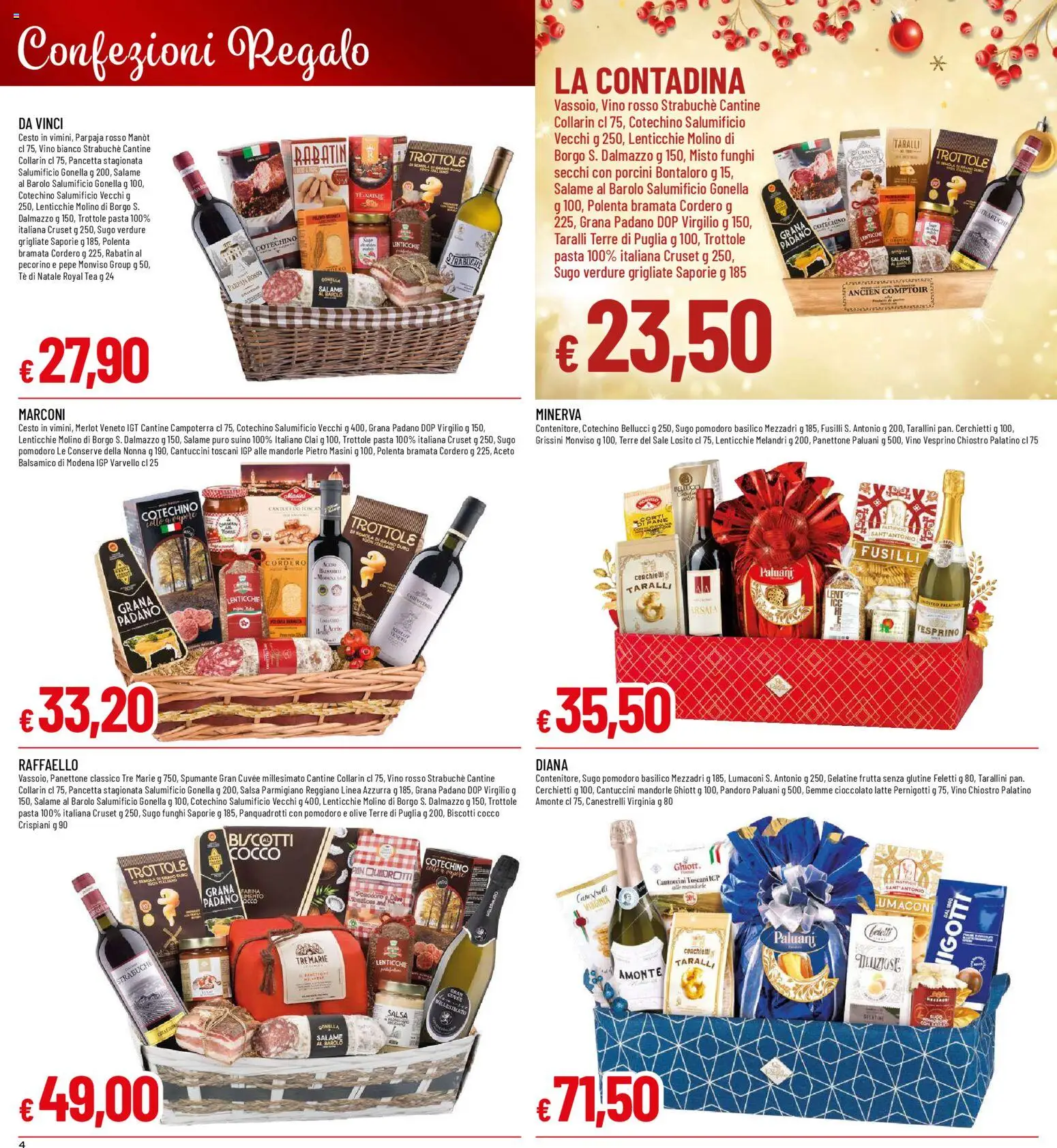 Volantino Galassia del 15.12.2025 | Pagina: 4 | Prodotti: Pane, Lenticchie, Fusilli, Vino bianco