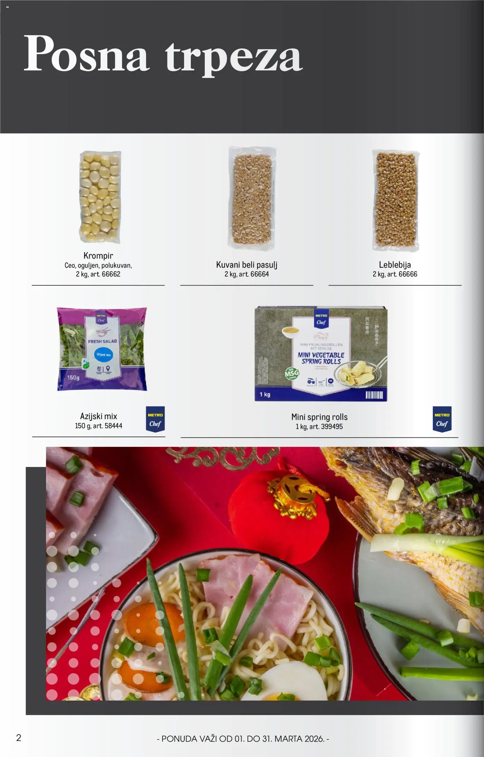 Metro katalog - važi od 01.03.2026 | Strana: 2 | Proizvode: Pasulj, Krompir
