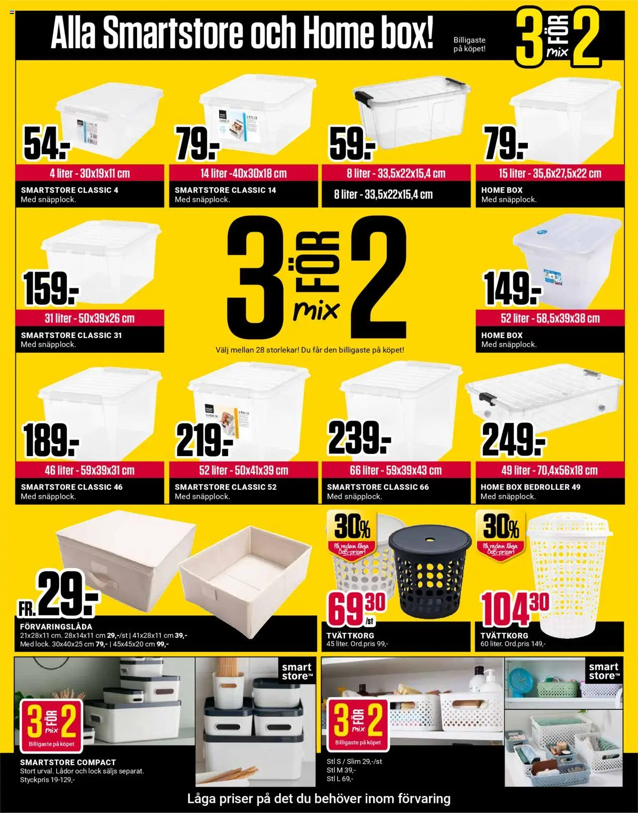 ÖoB reklamblad aktuell från 13.10.2025 | Sida: 9 | Produkter: Tvättkorg