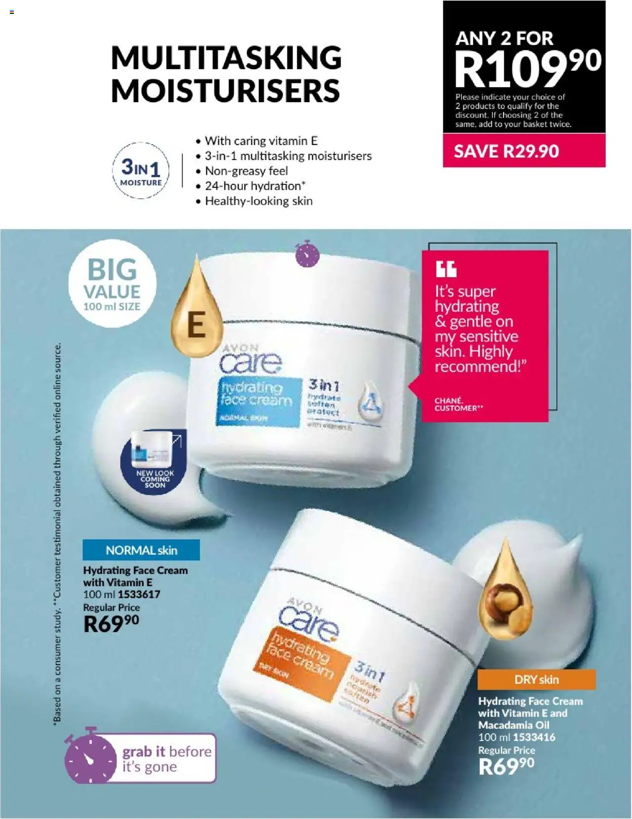 AVON Catalogue  │ valid from 01.08.2025 | Page: 135 | Products: Basket, Oil, Cream