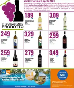 Anteprima del volantino Eurospin volantino valido a partire dal 23.03.2026 | Pagina: 15 | Prodotti: Vino, Piscina