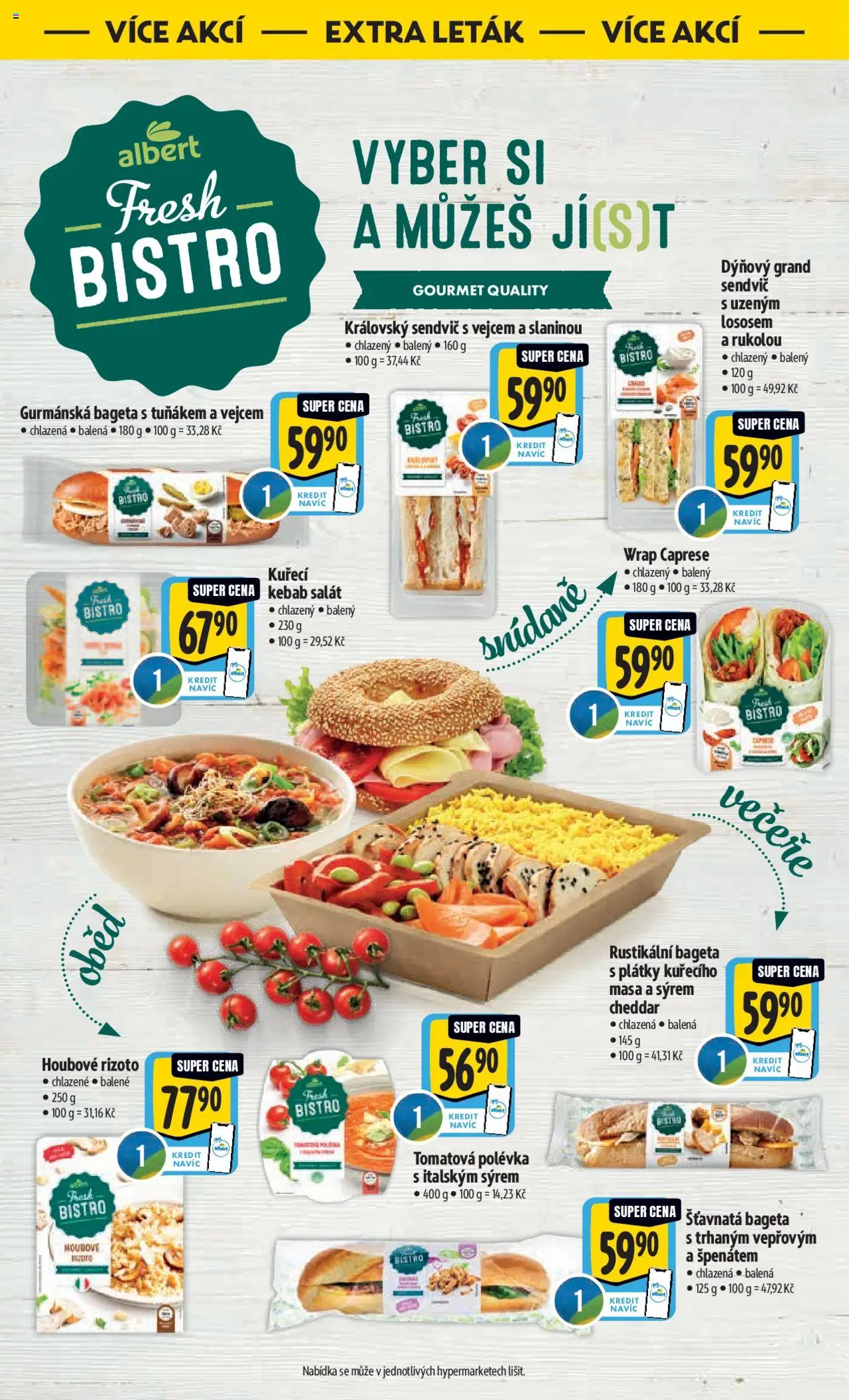 Albert leták - Hypermarket od 25.06.2025 | Strana: 41 | Produkty: Salát, Rizoto, Bageta, Cheddar