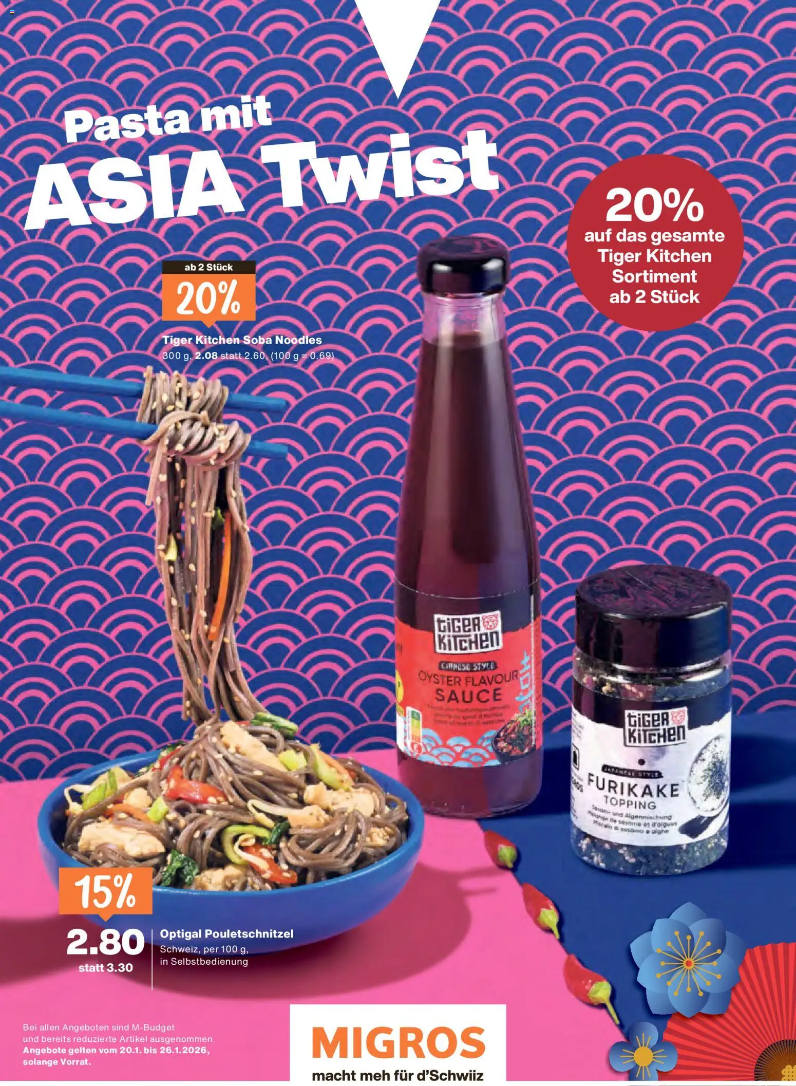 Migros Magazin – gültig ab 19.01.2026 | Seite: 6 | Produkte: Pasta