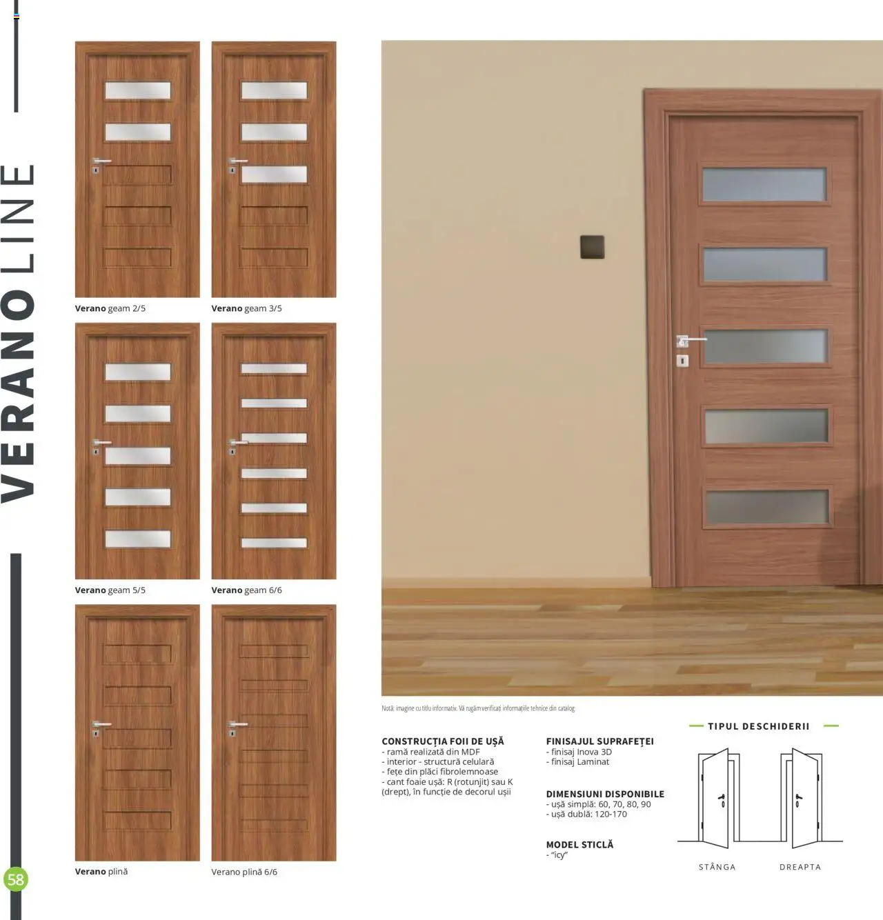 Noul catalog Proges – valabil de la 01.08.2025 | Pagină: 58 | Produse: Ușă