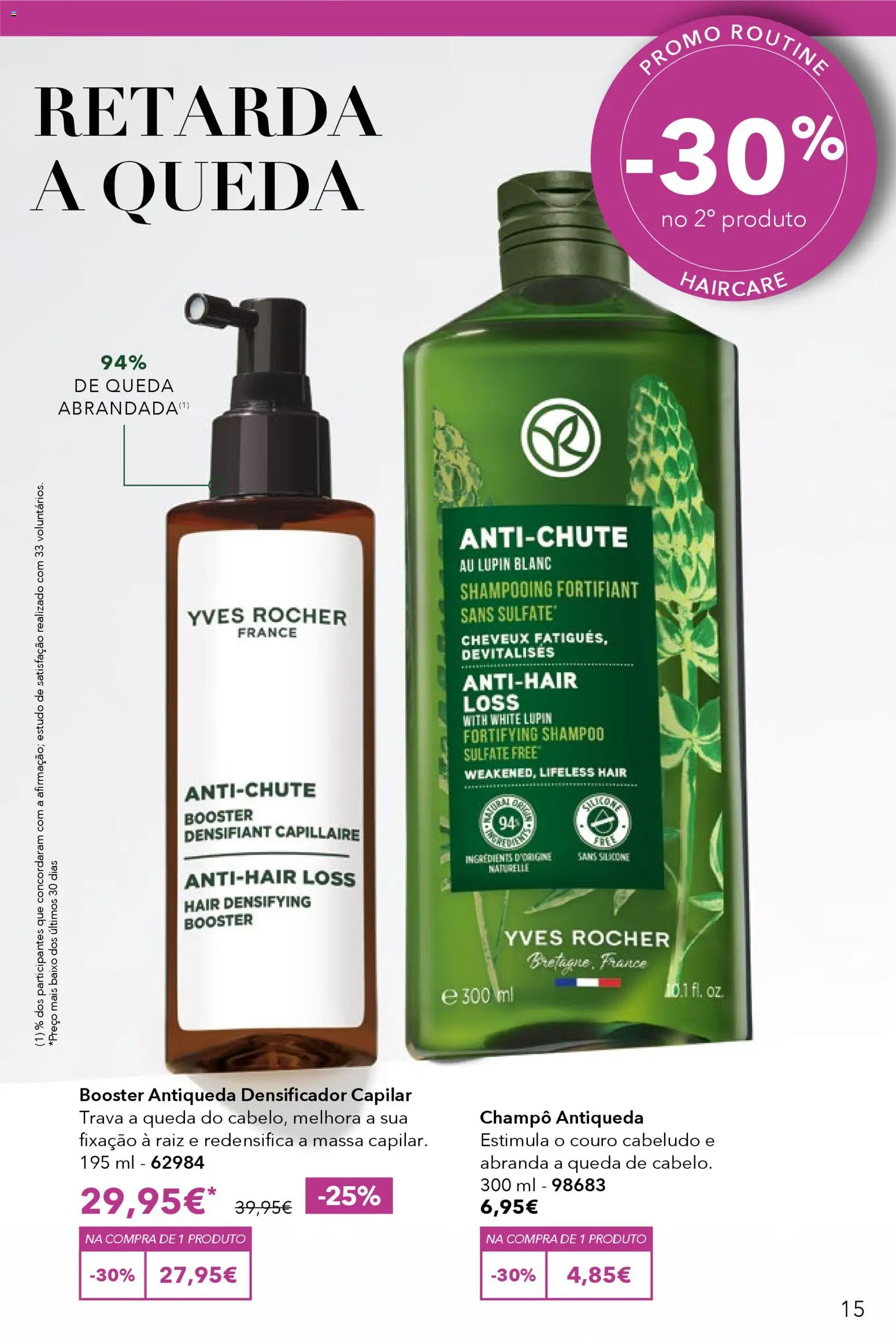 Yves Rocher catálogo 5 │ válido de 31.03.2026 | Página: 15 | Produtos: Shampoo, Massa