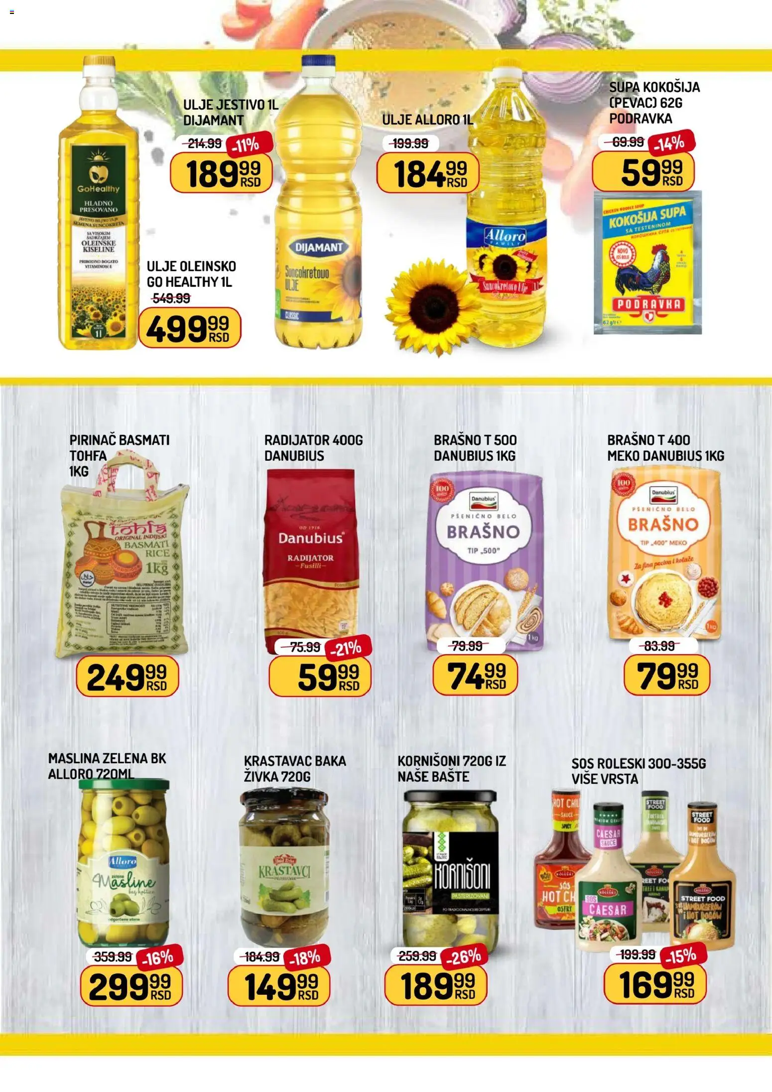 Aman katalog - važi od 24.04.2026 | Strana: 10 | Proizvode: Masline, Krastavci, Brašno, Podravka