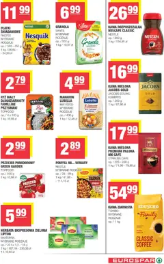 Pogląd oferty "Spar gazetka - Eurospar" - ważna od 04.03.2026 | Strona: 11 | Produkty: Przecier pomidorowy, Nescafe, Tchibo, Jaja