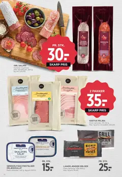 Meny - Tilbudsavis gyldig fra 17.10.2025 | Side: 12 | Produkter: Champignon, Pølser, Rullepølse, Grill