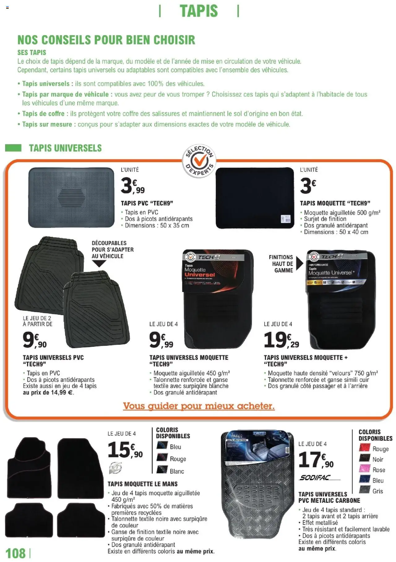  | Page: 108 | Produits: Tapis