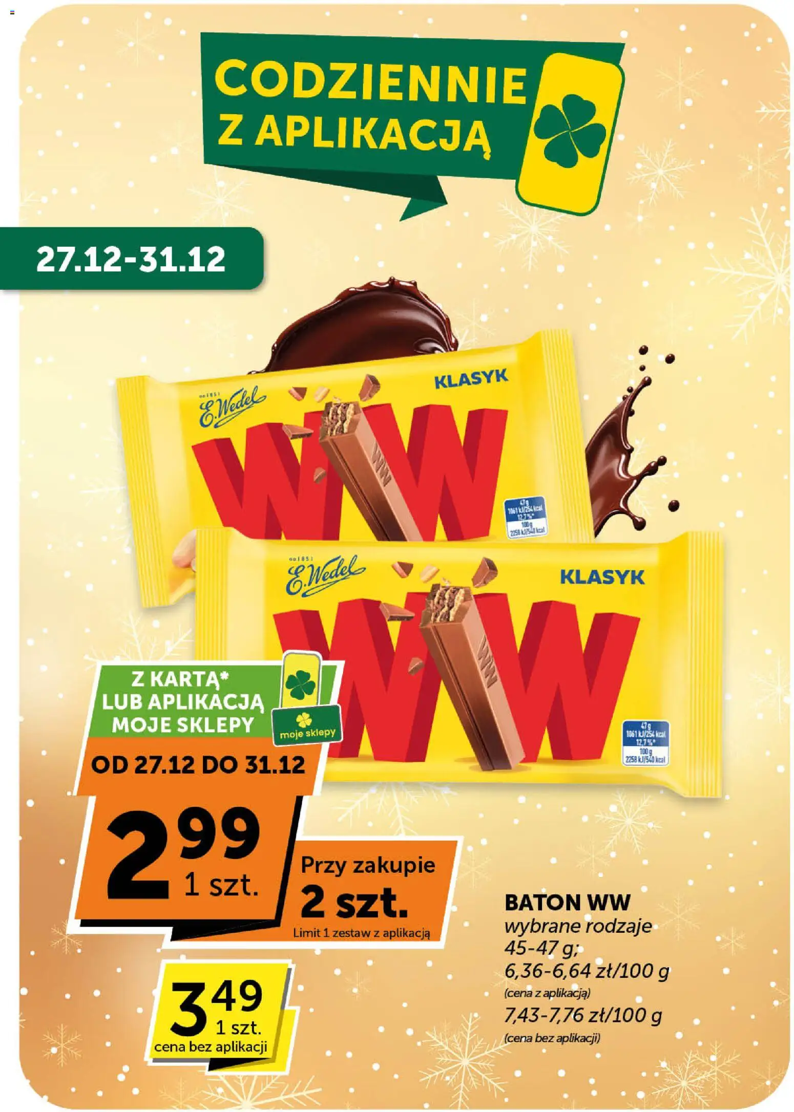 Euro Sklep Gazetka - Market od 27.12.2025 | Strona: 4 | Produkty: Baton