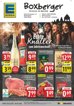 Edeka prospekt Brilon	 ab 28.12.2025 gültig
