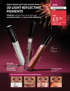 Preview of AVON - Offers valid from 01.12.2025 | Page: 132 | Products: Lip gloss, Oil