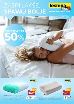 Lesnina Zaspi lakše, spavaj bolje - Pregled kataloga iz trgovine Lesnina, vrijedi od 20.04.2026
