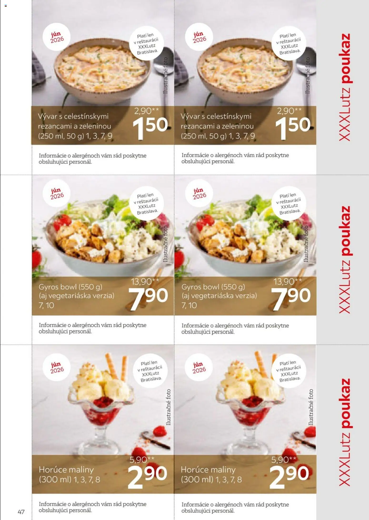 Nové XXXLutz akcie – leták je platný od 01.02.2026 | Strana: 47 | Produkty: Maliny