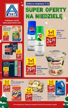 Pogląd oferty "Aldi Gazetka - Super oferty na niedzielę" - ważna od 07.12.2025