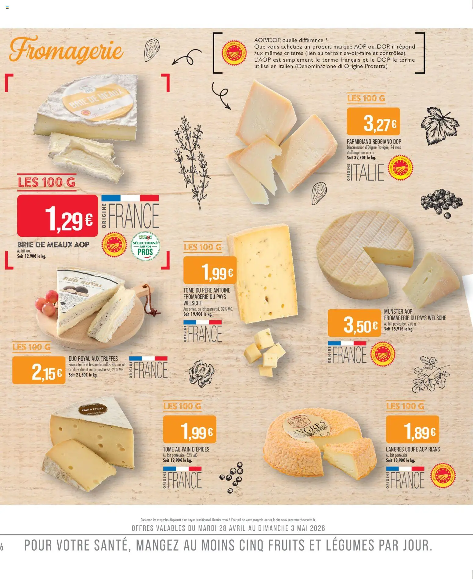 {H1} | Page: 6 | Produits: Brie de meaux aop, Pain, Brie, Crème