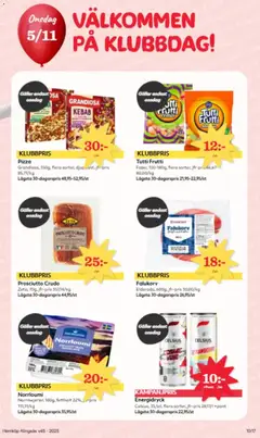 Tutti Frutti, Fazer, 150-180g, flera sorter, jfr-pr... - Förhandsvisning av reklamblad från butik Hemköp aktuell från 03.11.2025 | Sida: 10