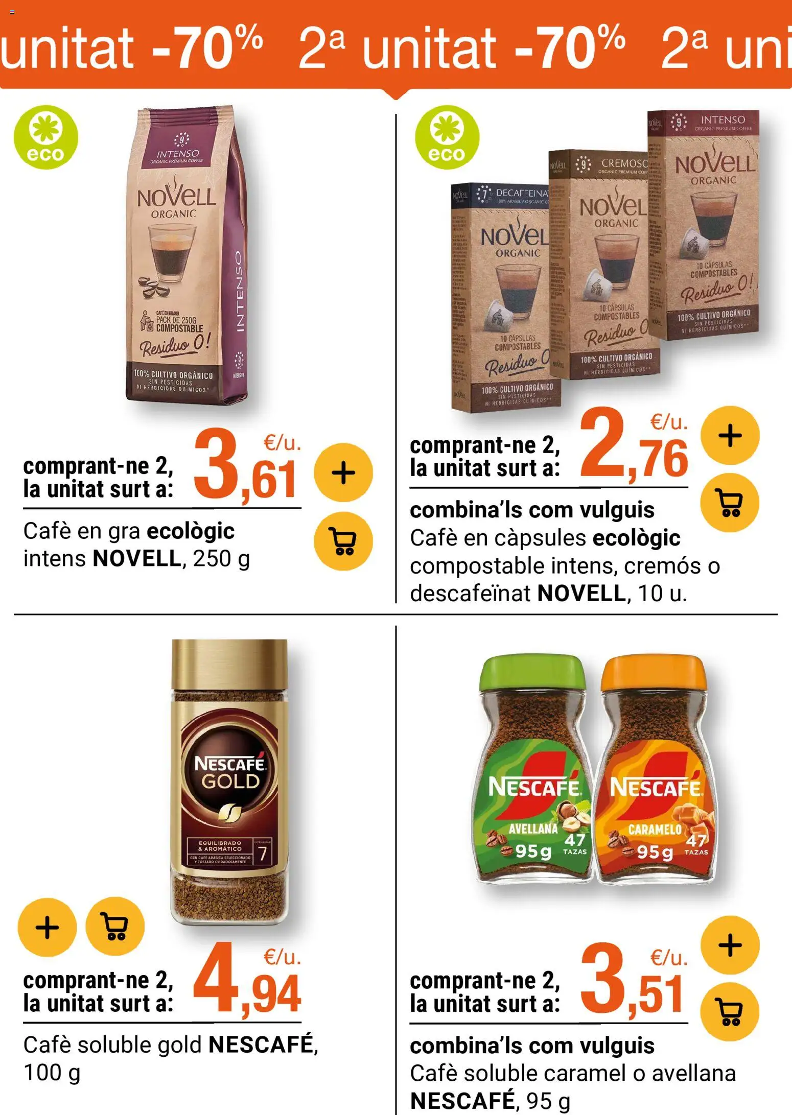 Bonpreu folleto │ válido desde el 21.04.2026 | Página: 4 | Productos: Café, Μηχανή καφέ, Café en grano