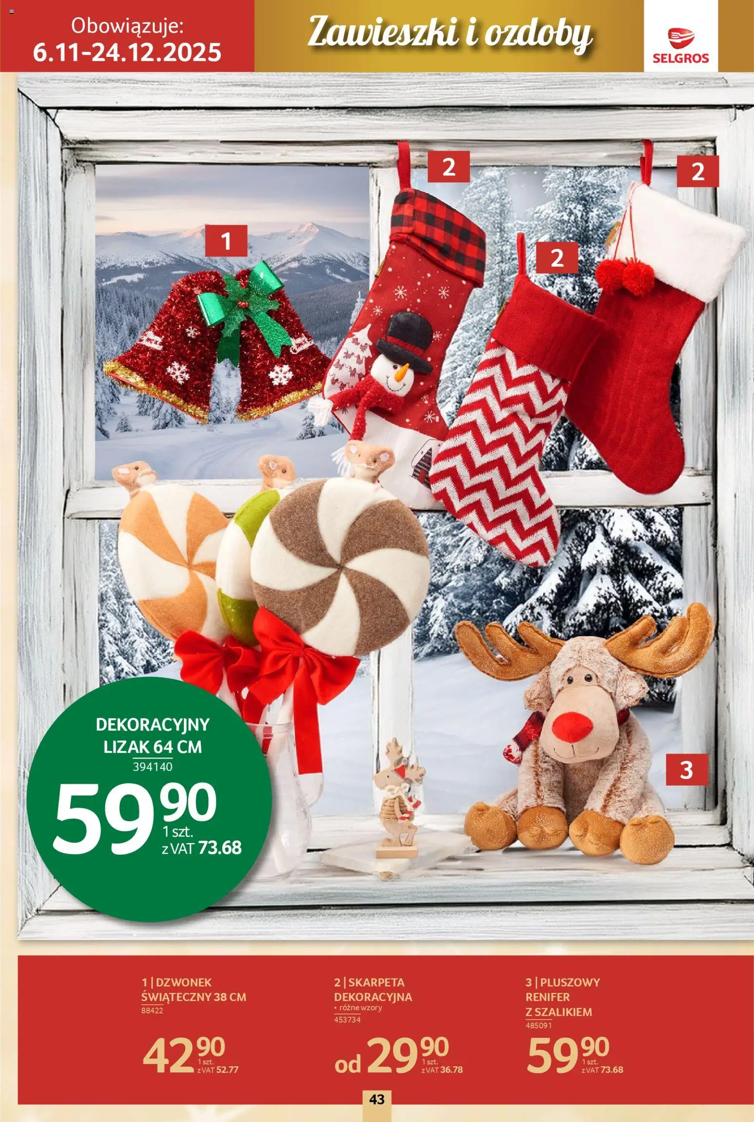 Selgros cash&carry Gazetka - Boże Narodzenie od 06.11.2025 | Strona: 43