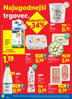 Novi Lidl katalog ponudbe – veljaven od 11.09.2025 | Stran: 6 | Izdelki: Kefir, Margarina, Jogurt, Salama