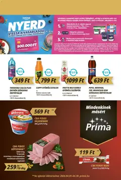 CBA Príma akciós újság - amely érvényes a következő dátumtól: 23.04.2026 | Oldal: 9