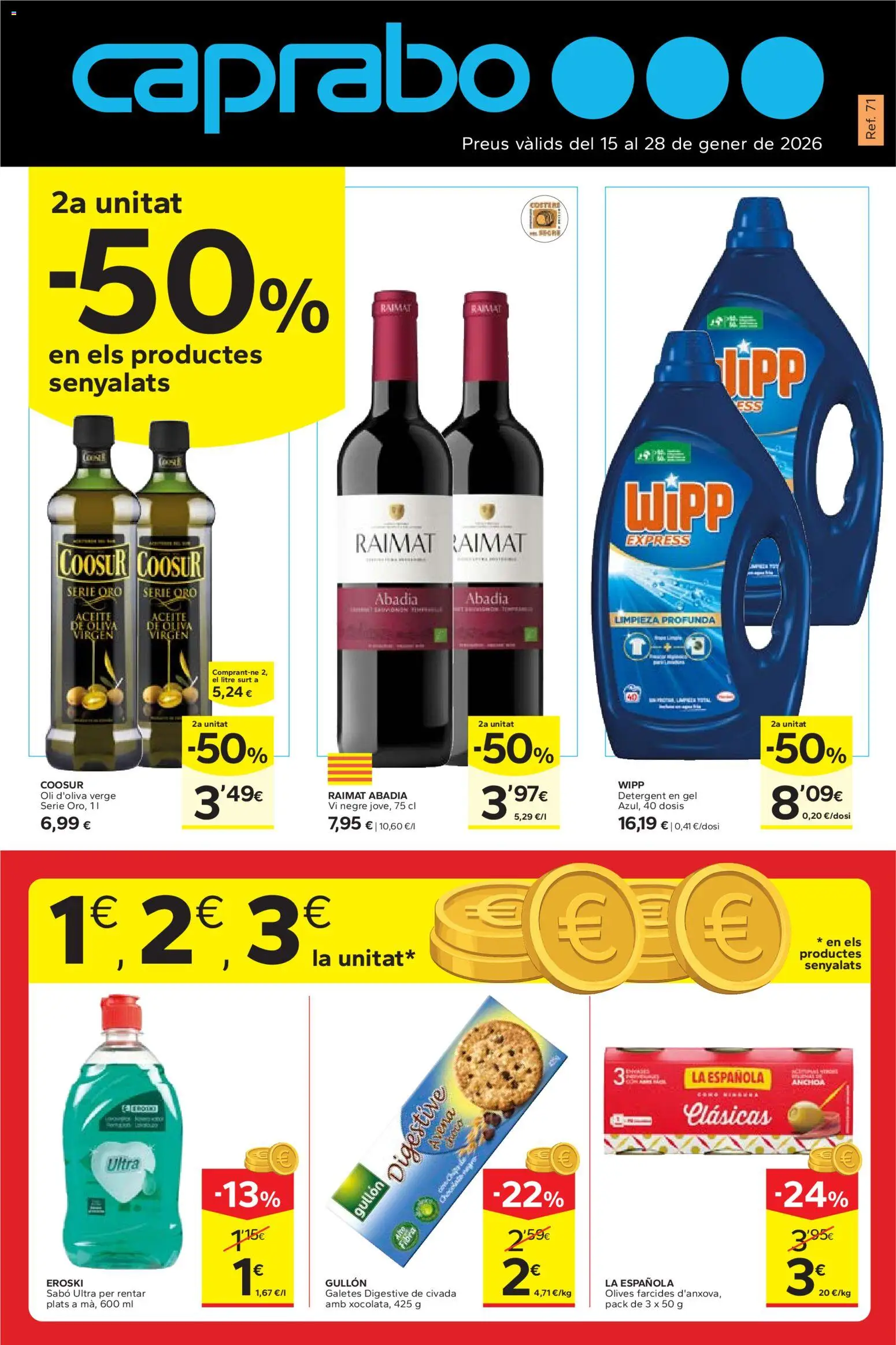 Caprabo folleto │ válido desde el 15.01.2026 | Página: 1 | Productos: Anchoa