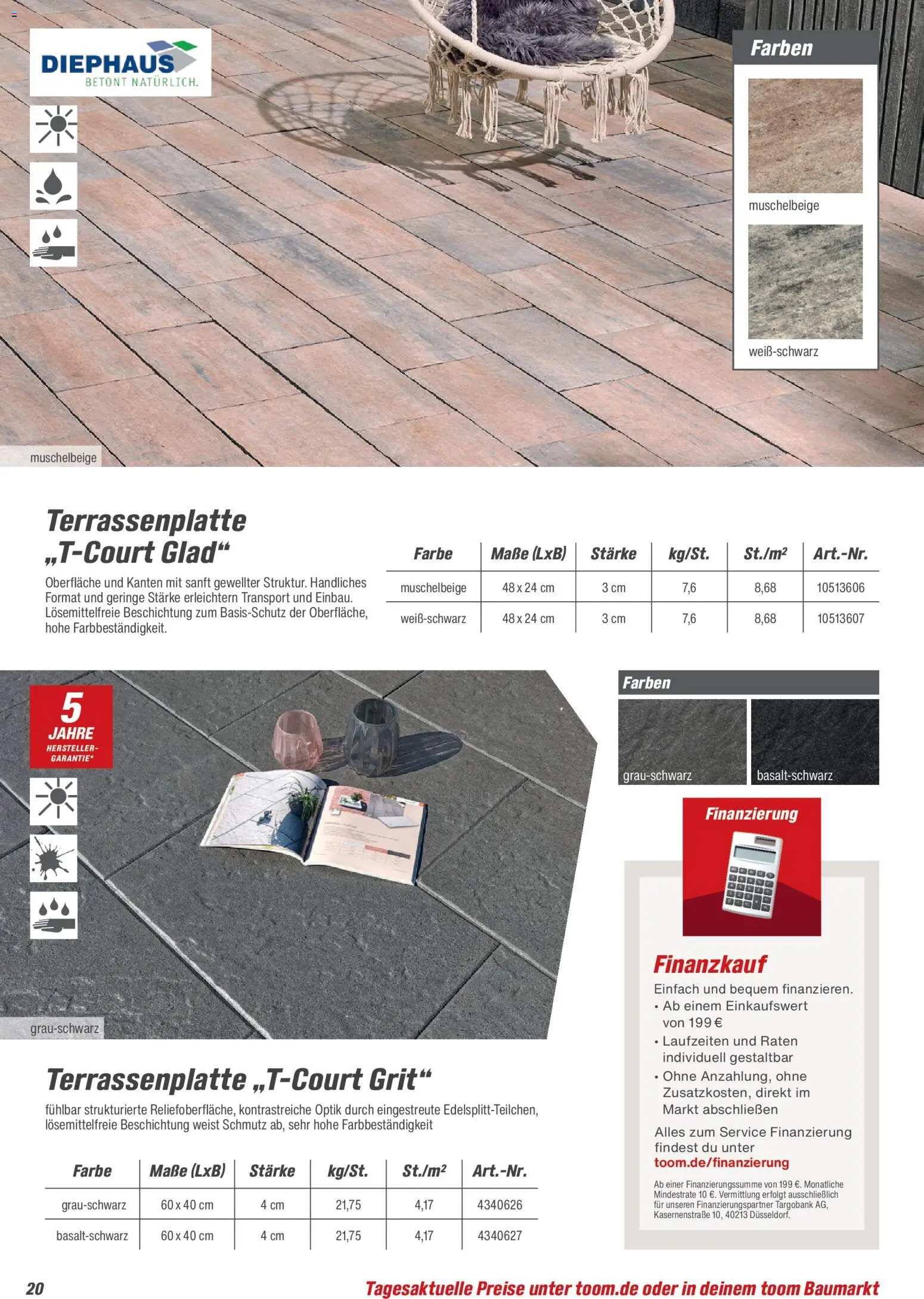 Toom Baumarkt Gartenbaustoffe 2026 – gültig ab 20.02.2026 | Seite: 20