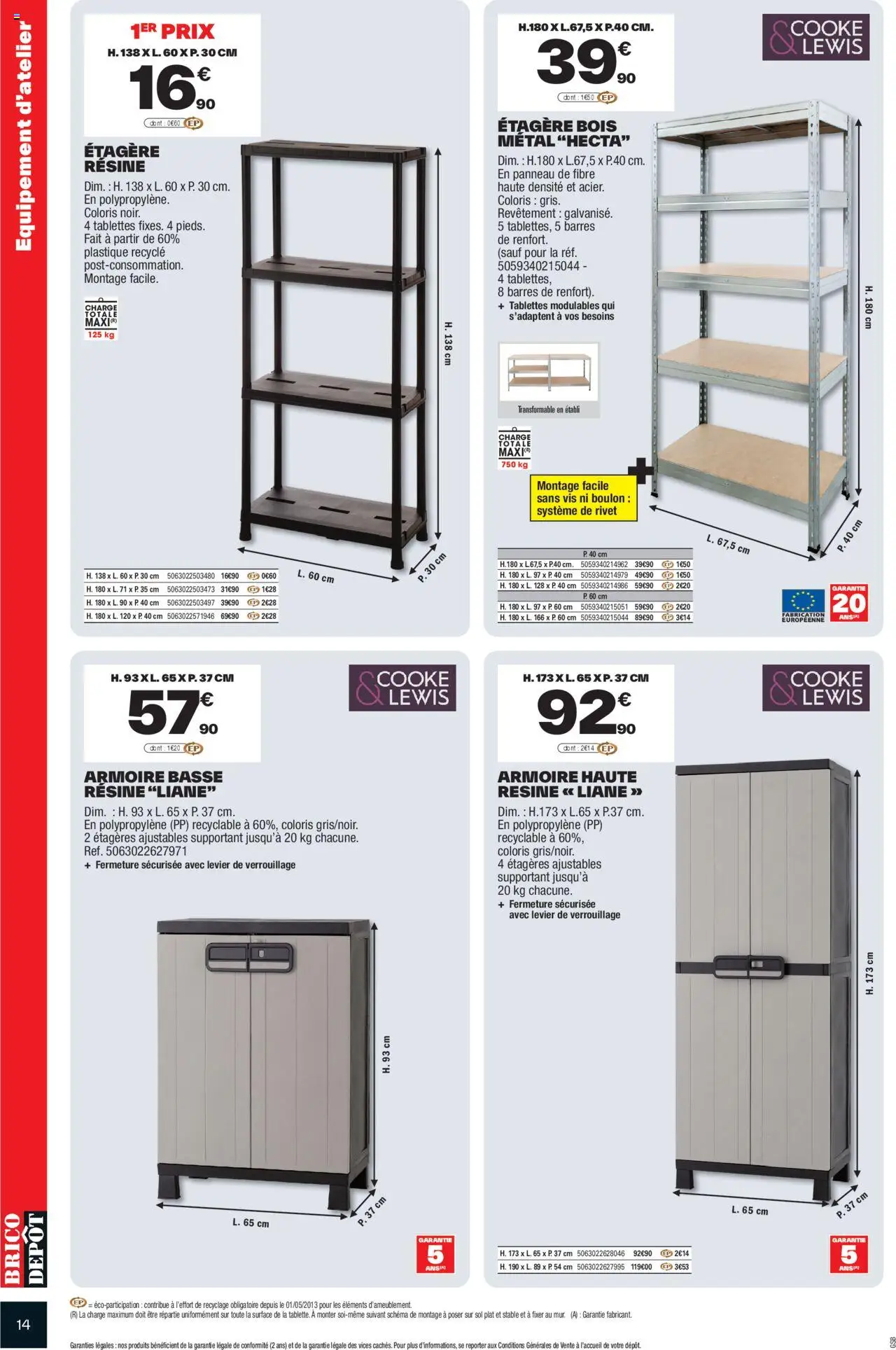 | Page: 14 | Produits: Armoire, Étagère